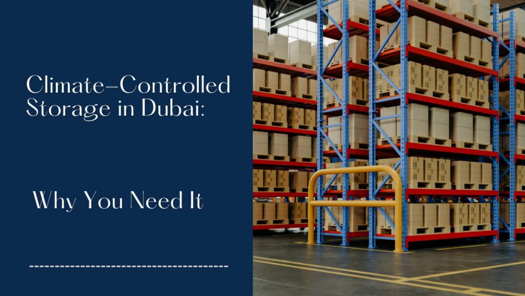 Climate Controlled Storage in Dubai by Green Sky Logistics