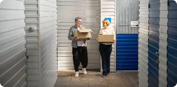 Business storage facility in Dubai with secure organized units for retail and e-commerce inventory